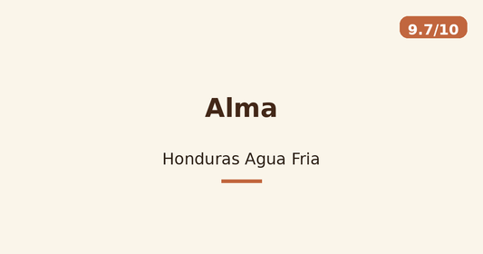 Alma — Honduras Agua Fria